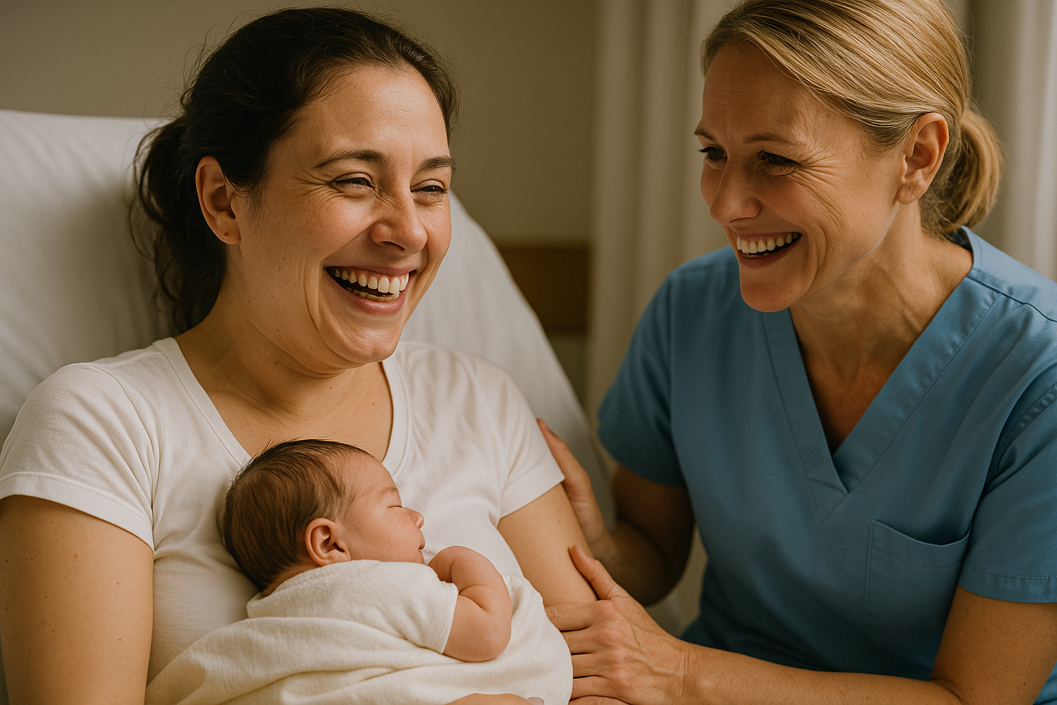 Doula oder Hebamme hilft bei der Verarbeitung einer traumatischen Geburt