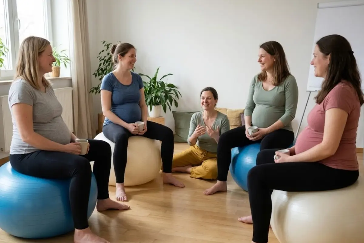 Geburtsvorbereitungskurs mit einer Hebamme. Mentale Geburtsvorbereitung mit Dr. Ute Taschner